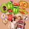 10 Pcs Fiesta Balloons Mexican Taco Cactus Avocado Sombrero Llama Spicy Bottle Foil Balloons Cinco De Mayo Fiesta Party Decorations